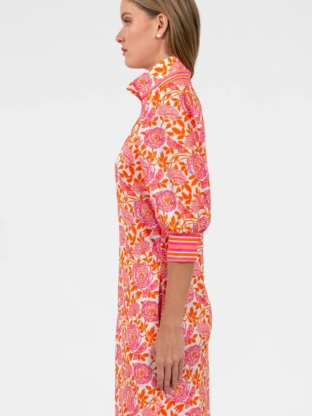 Gretchen Scott Swagger Dress-Smell the Roses - Picture 2 of 3